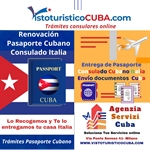 Consulado cubano recogida pasaporte nuevo y documento 