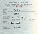 Ho visto che la visa cuba o tarjeta del turista per Cuba e' divisa in due parti perchè ?