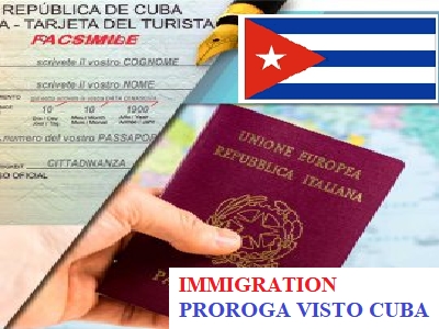 Dove è possibile prorogare il visto di ingresso a Cuba per 30 giorni?