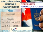 Proroga passaporto cittadino cubano consolato cuba in Italia
