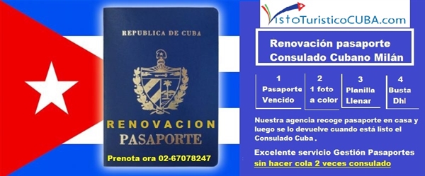 Consulado Cuba Milan cómo renovar pasaporte cubano vencido 