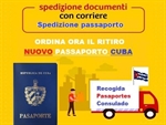 Servicios Consulares recogida pasaporte nuevo Embajadas y Consulados de Cuba Italia