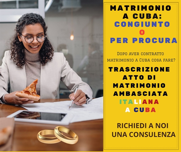 Trascrizione certificato matrimonio cubano ambasciata italiana a Cuba