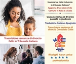  Trascrizione sentenza di divorzio Consolato Cuba emessa dal tribunale