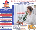 Come ottenere certificato nascita Cuba o Certificación Nacimiento