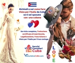 Ambasciata Cuba visto familiare per coniuge cubano sposato con italiano