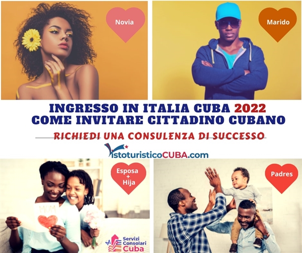 Ingresso in Italia da Cuba 2022 come invitare cittadino cubano?