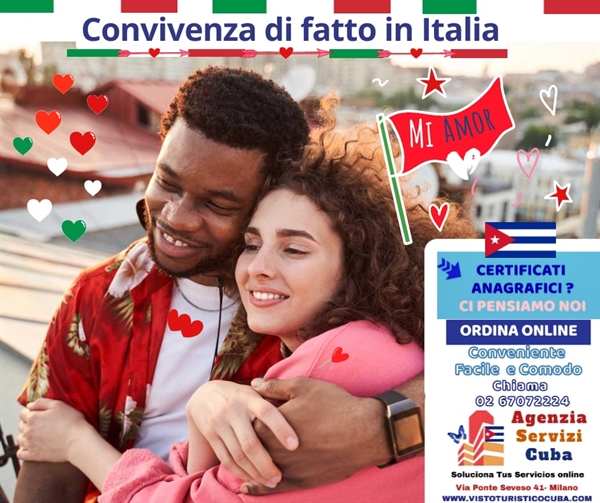  Convivenza di fatto in Italia tra cubana e italiano