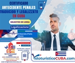 Embajada italiana Cuba legalizaciòn antecedentes penales