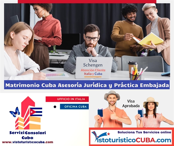 Matrimonio Cuba asistencia Consultoria jurídica hasta embajada