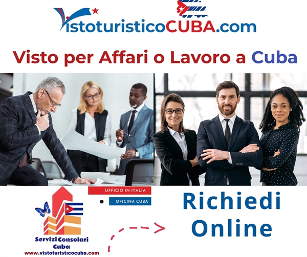 Visto business o lavorativo per Cuba