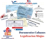 Legalización de Certificados Cubanos Minjus y Embajadas