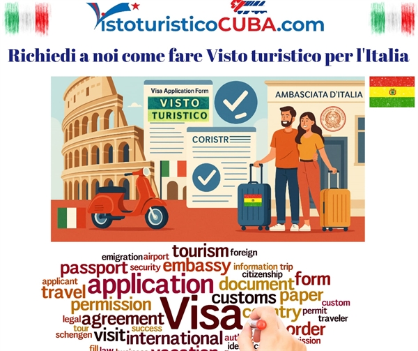 Visto turistico per invito in Italia dalla Bolivia