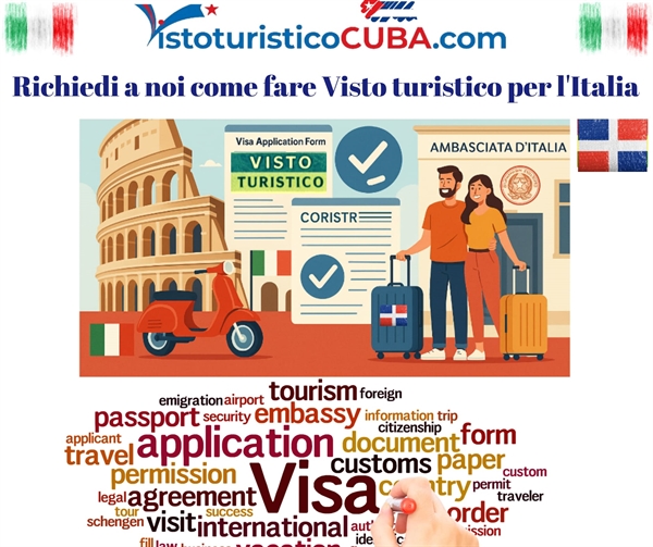 Visto turistico Italia dalla Repubblica Dominicana