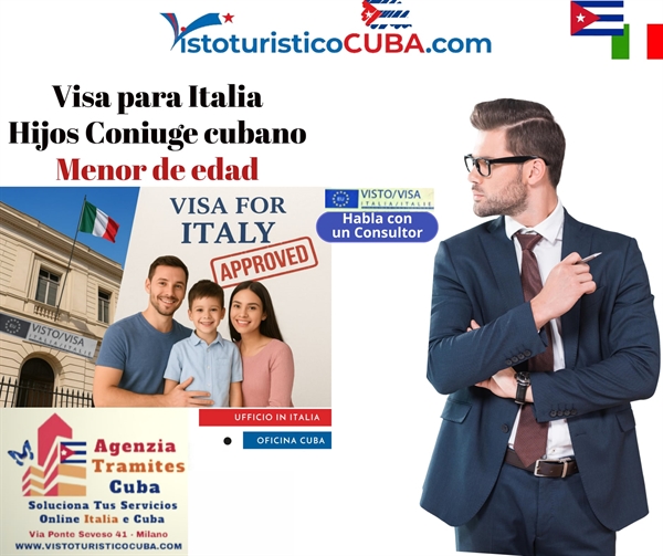 Visa familiar embajada italiana para hijos menores cubano