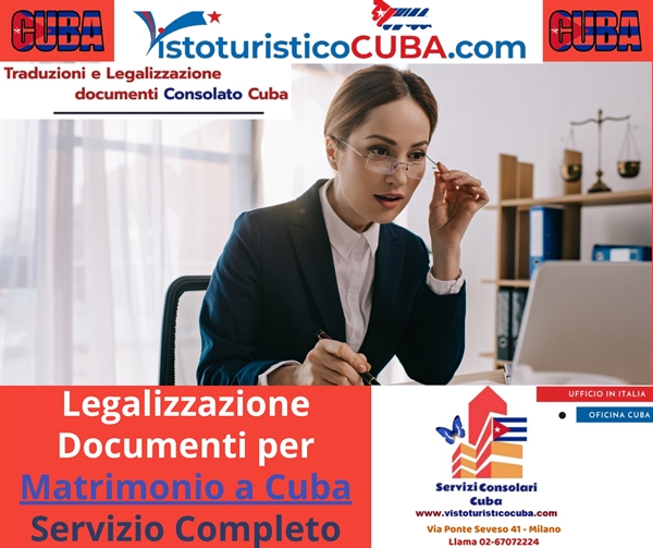 Legalizzazione certificati italiani per matrimonio a Cuba