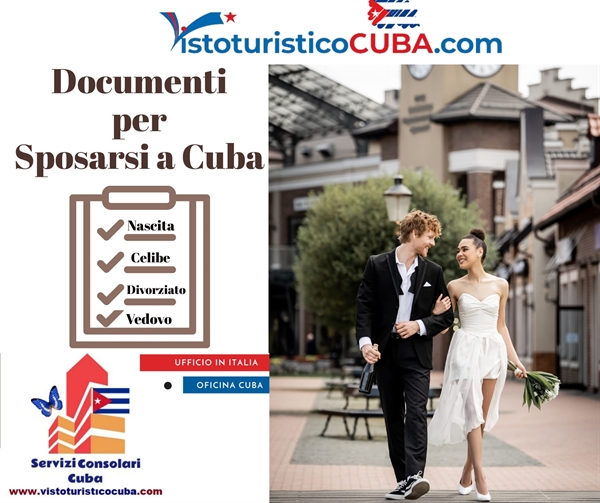 Documenti per sposarsi a Cuba con cittadino cubano