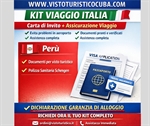 Carta di invito per Peruviani con polizza viaggio Schengen