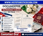 Documentos para registrar matrimonio cubano en Italia