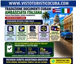 Traduzione documenti cubani ambasciata italiana Cuba