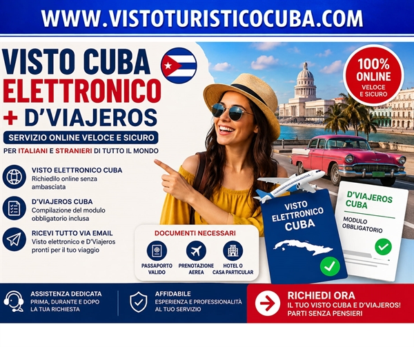 Visto Cuba Online dal Messico con eVisa e Modulo Dviajeros