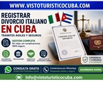 Como registrar divorcio italiano en Cuba 