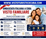 Embajada de Italia en Cuba visa familiar coniuges y padres