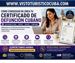 Cómo conseguir en línea un certificado de defunción Cubano