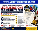 Come legalizzare documenti italiani Consolato Cubano