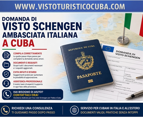 Come compilare la Domanda di Visto Schengen per Ambasciata 