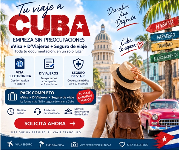 eVisa Cuba y Dviajeros: Solicítalo Online