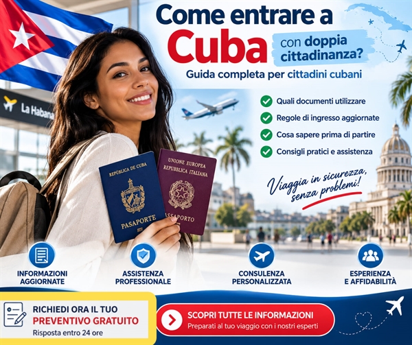 Come può entrare a Cuba cittadino cubano con doppia cittadinanza?
